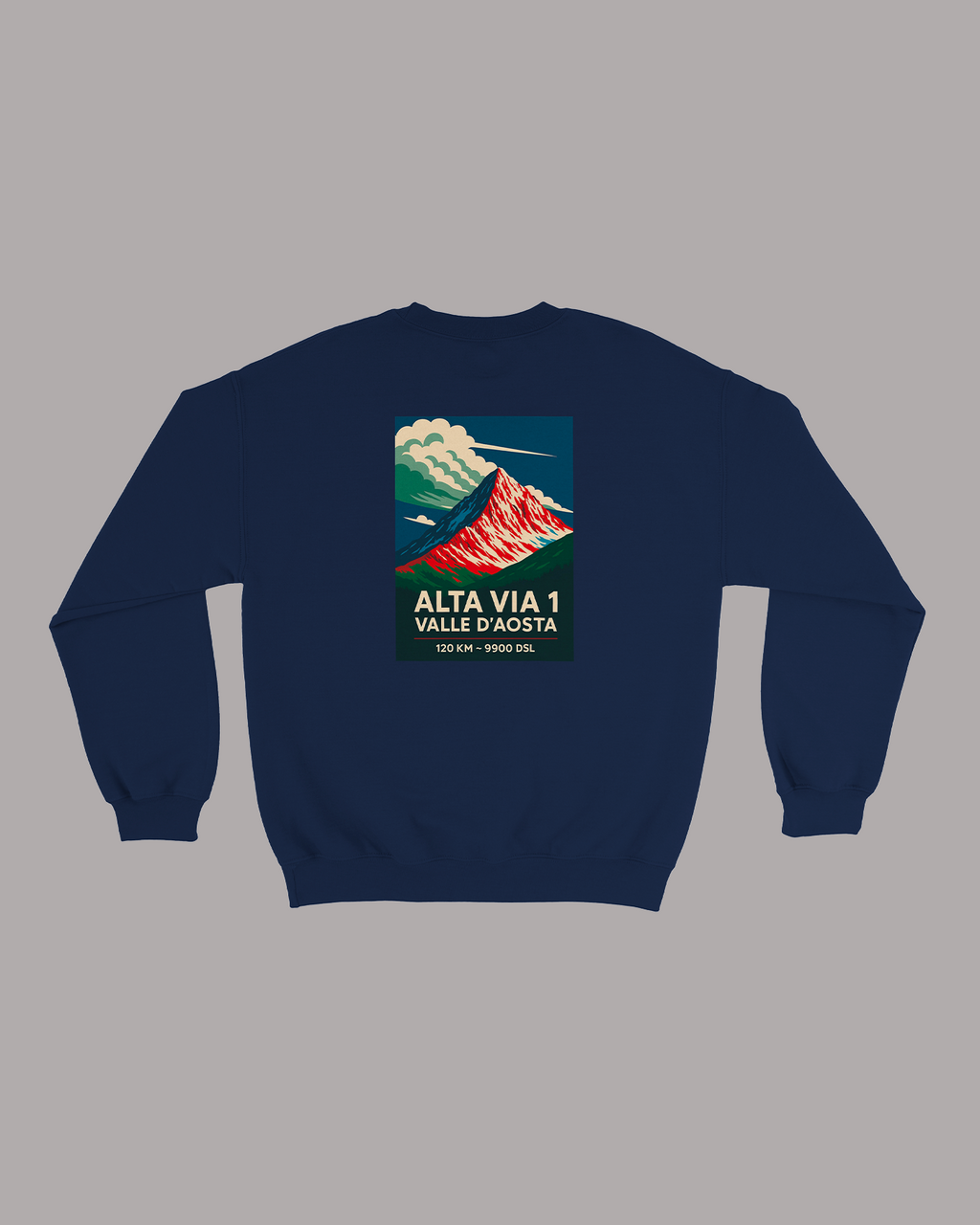 Felpa Alta Via 1 Valle d'Aosta VDA