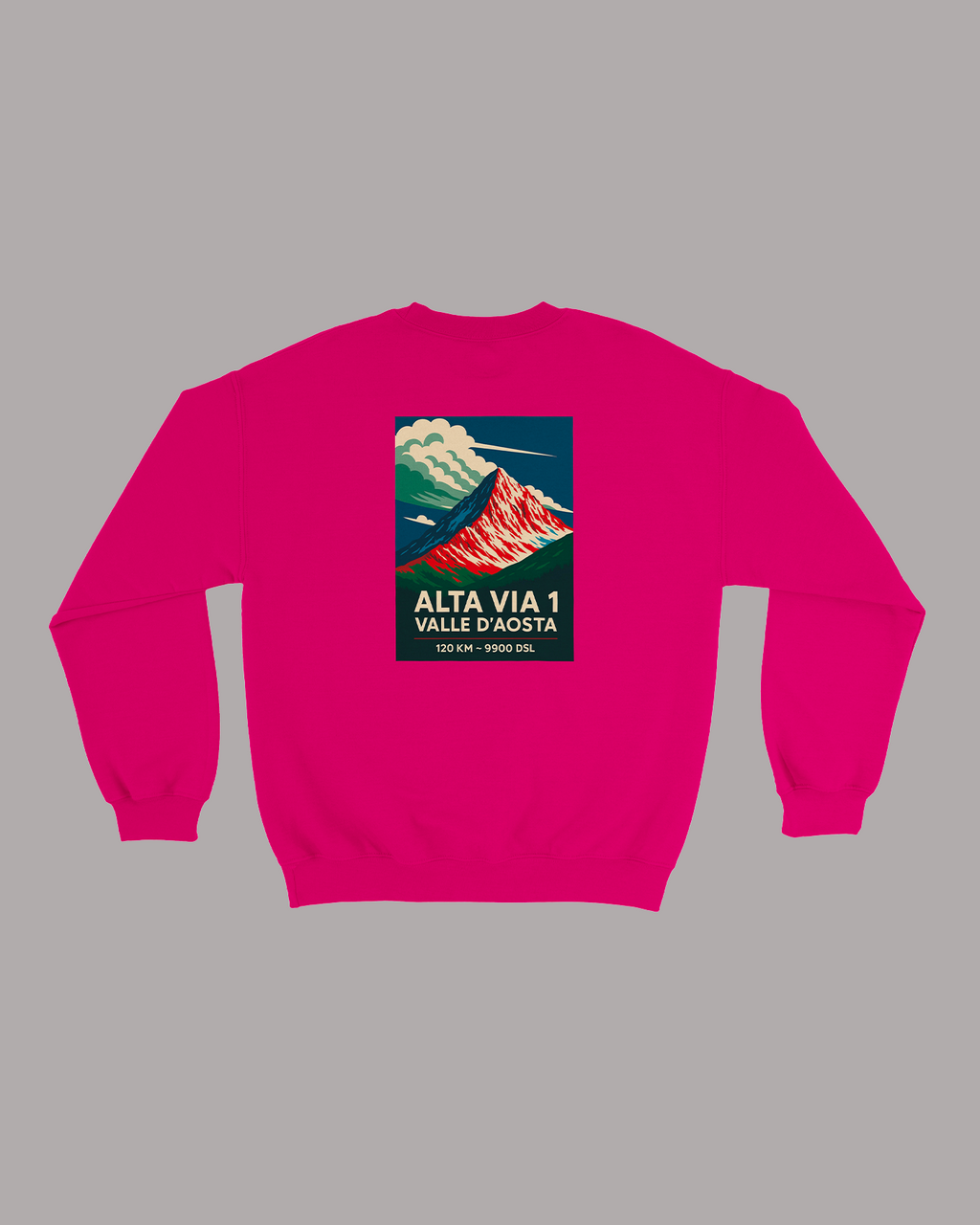 Felpa Alta Via 1 Valle d'Aosta VDA