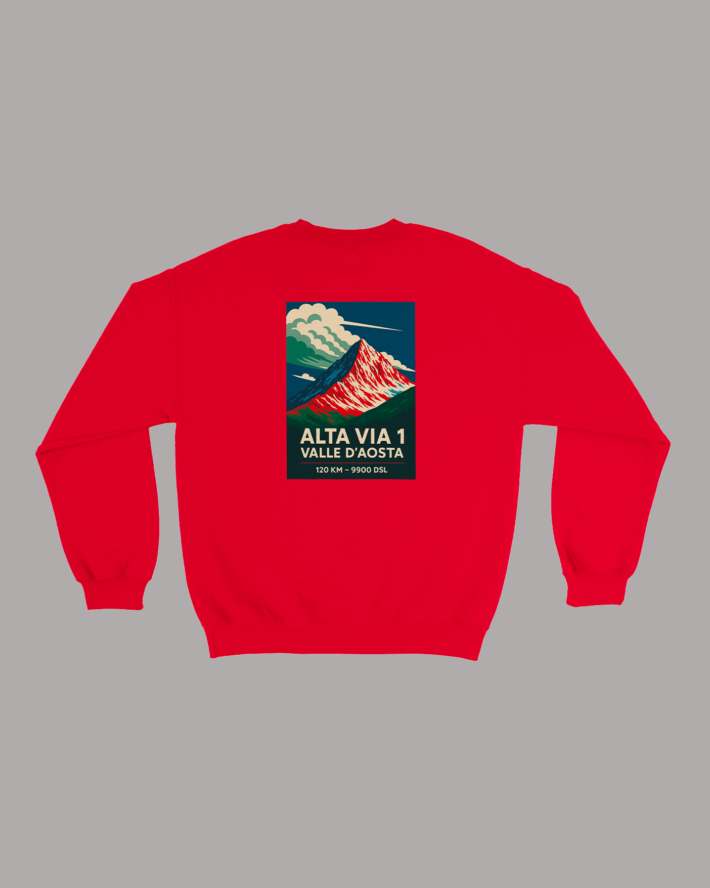 Felpa Alta Via 1 Valle d'Aosta VDA