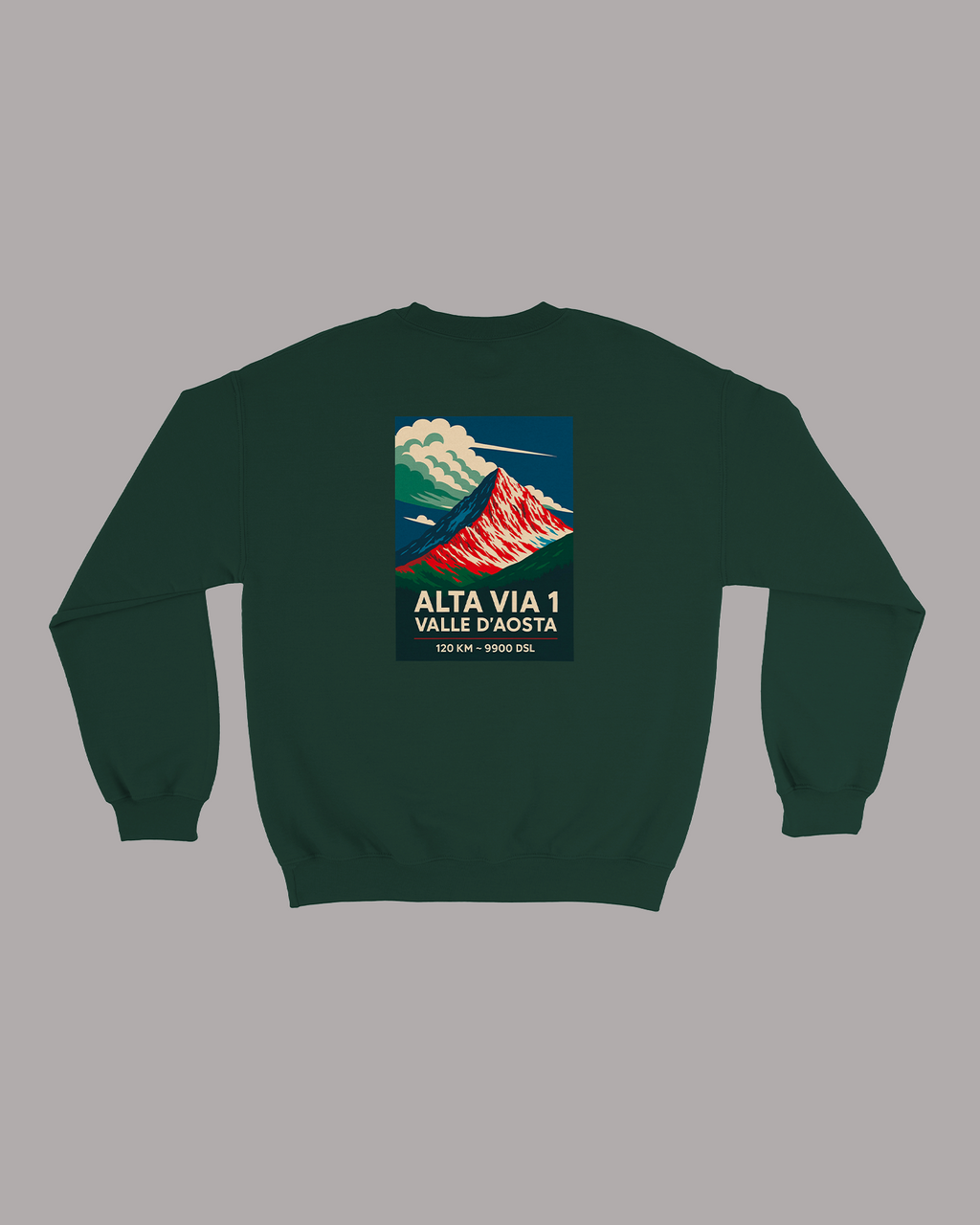 Felpa Alta Via 1 Valle d'Aosta VDA