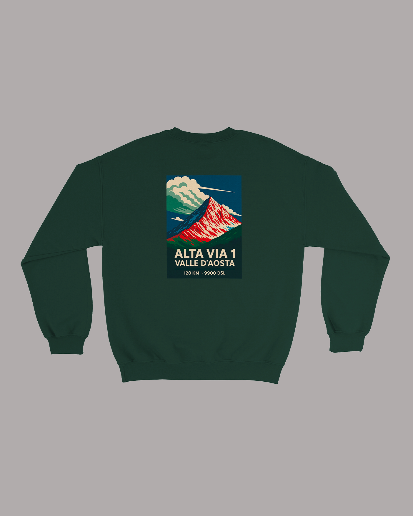 Felpa Alta Via 1 Valle d'Aosta VDA